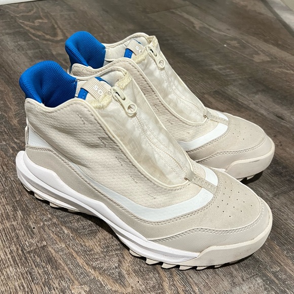 Sorel Women's ONA 718 Mid Shoe Chalk White Hyper Blue - Picture 1 of 9